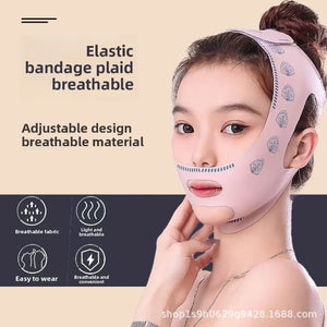 V Lifting Mask – Face Lifting Bandage | Double Chin Reducer | Elastic Face Slimming Strap