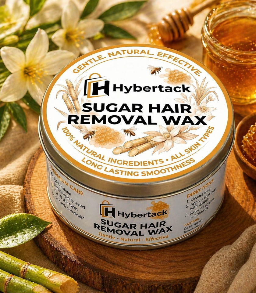 Hybertack Sugar Hair Removal Wax – Natural & Gentle Hair Removal