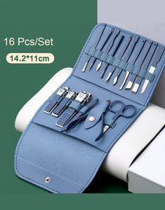 16-in-1 Professional Manicure & Pedicure Kit
